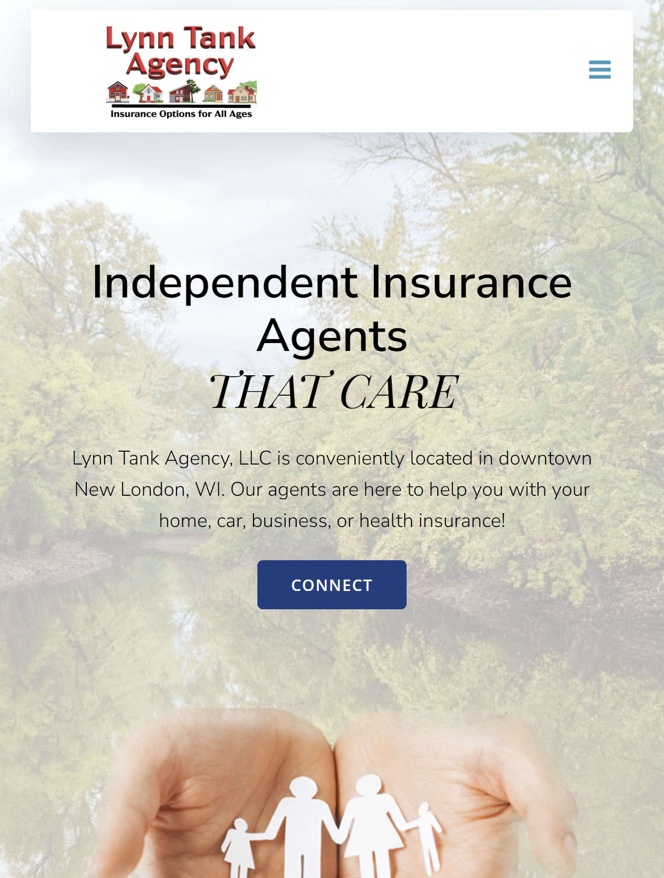 Lynn Tank Agency website designed by Bastian Marketing